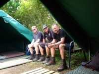 Camping with the Boys! Camino del Norte